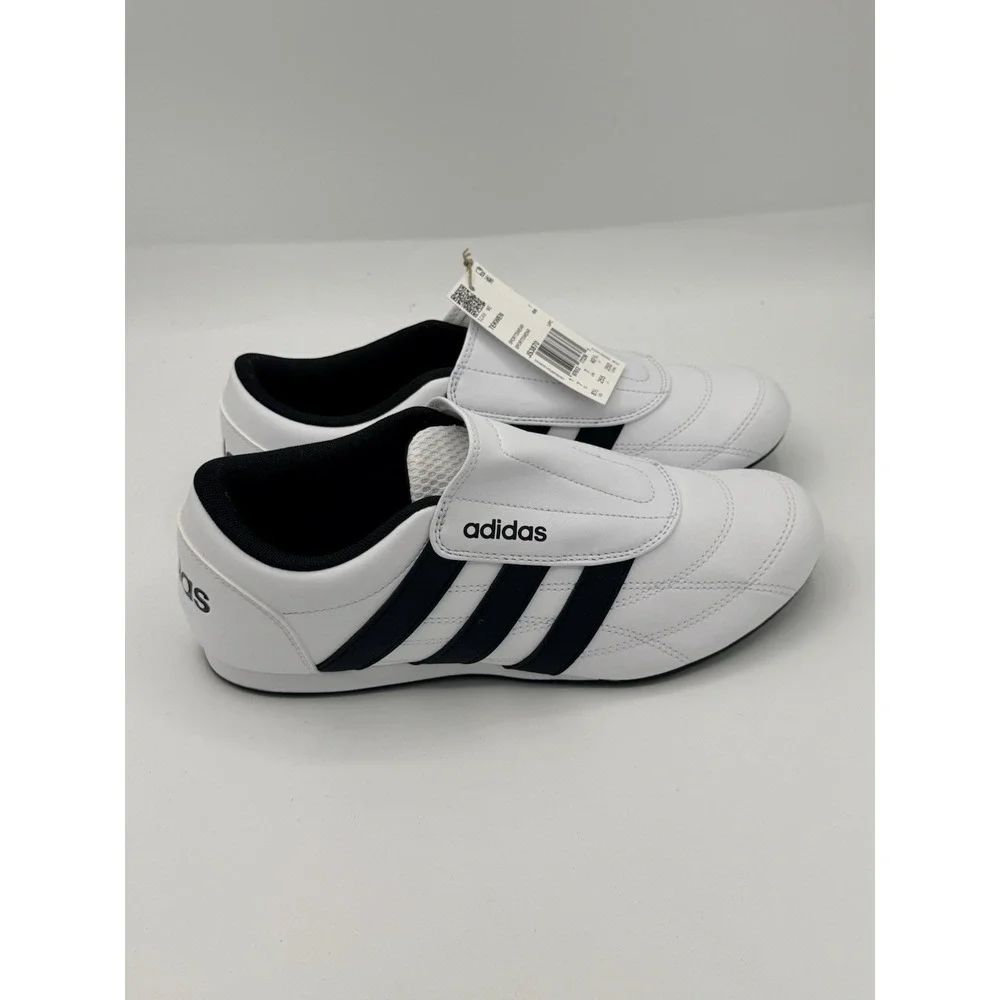 Adidas Women's Tekwen Slip-On casual sneakers in a white and black